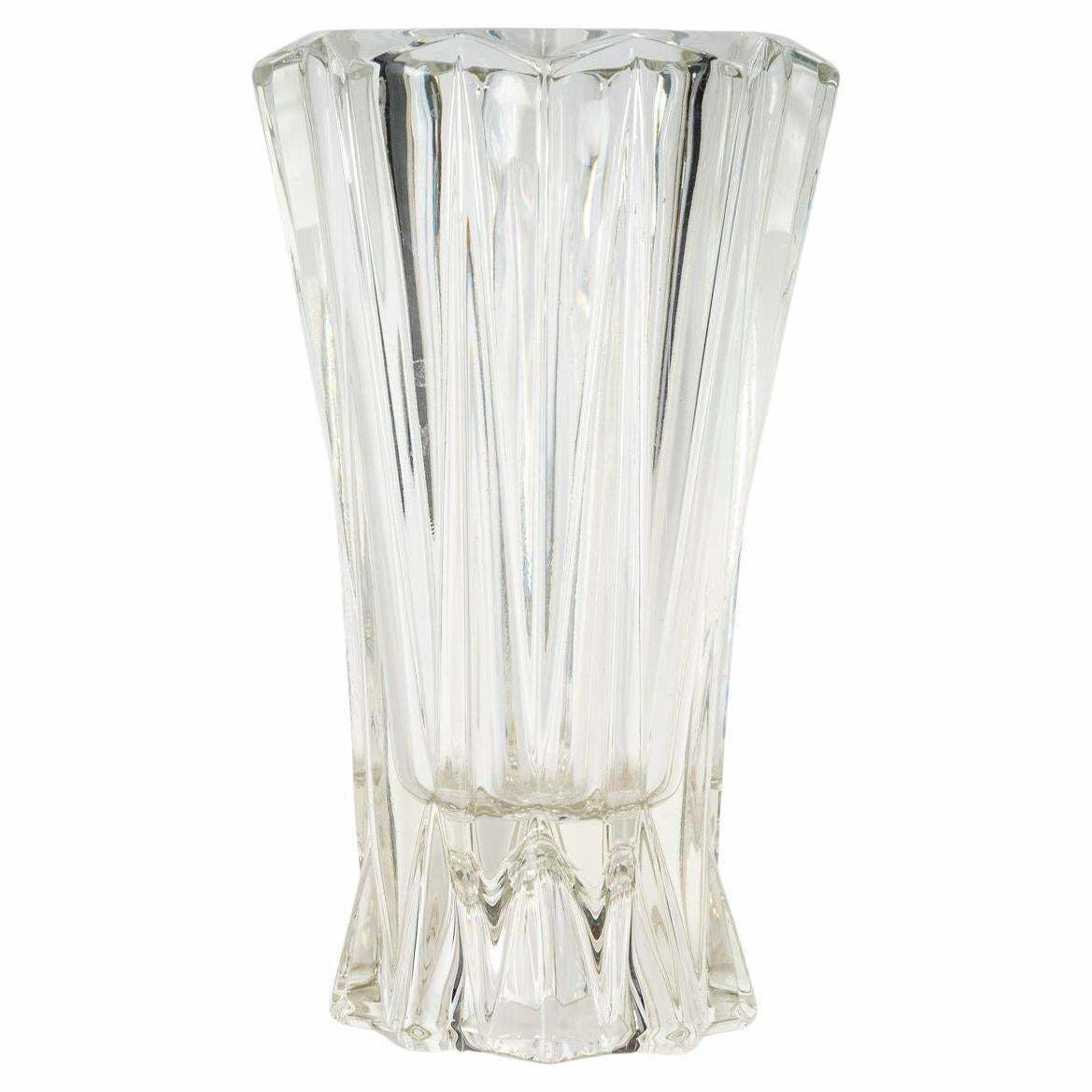 1950's Moulded Glass Vase., 1950s