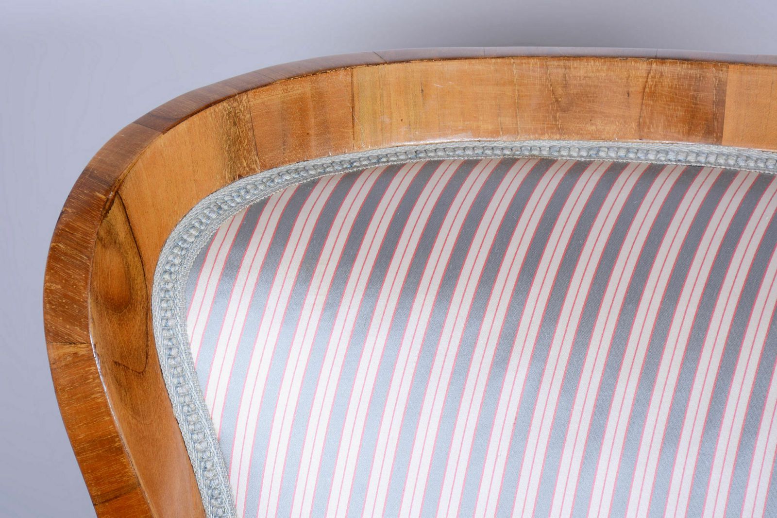 photo for sale Set Of Two Restored Biedermeier Armchairs, Oak, Spruce, Walnut, Austria, 1830s