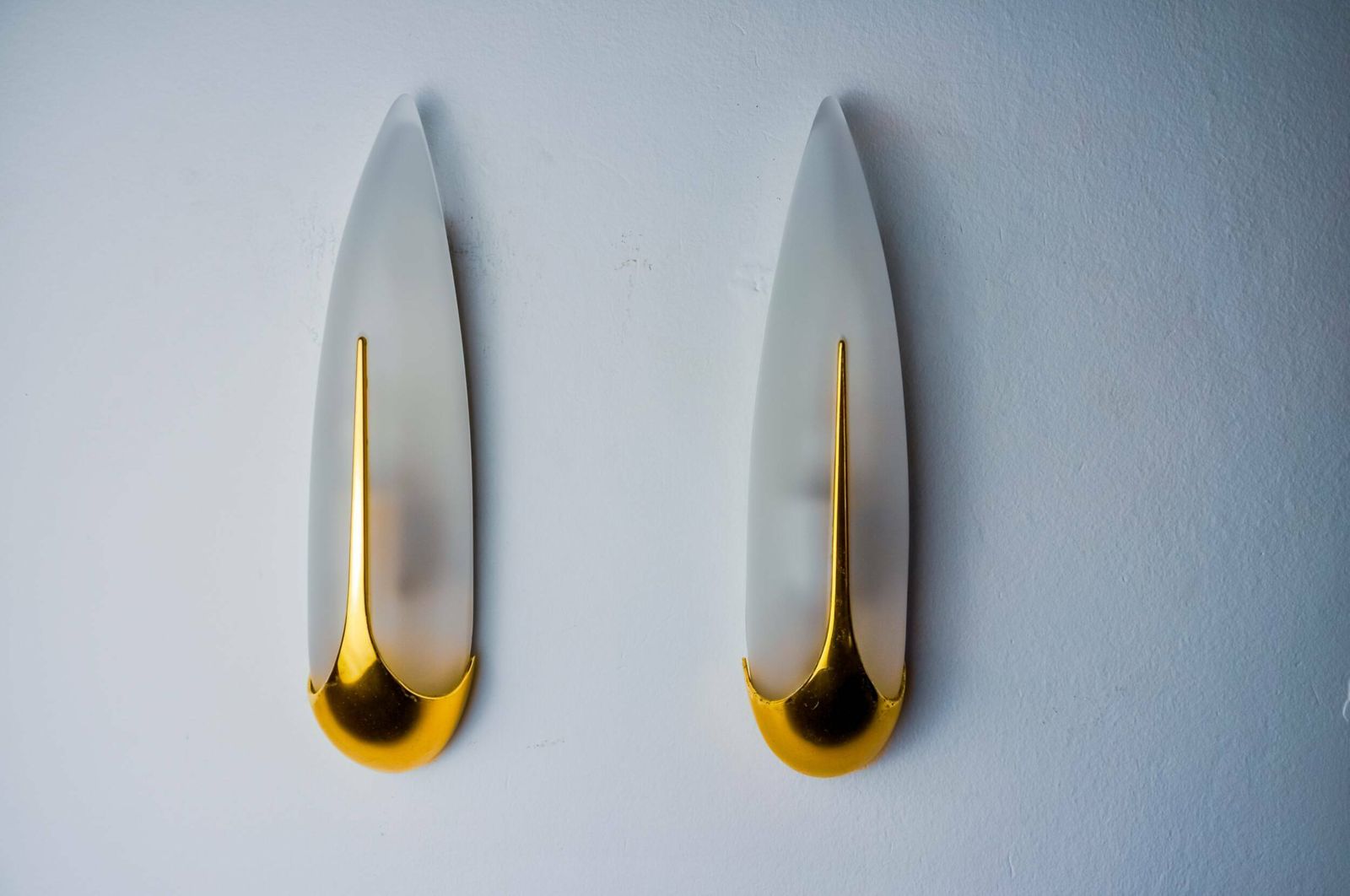 Pair Of Idearte "Ear Of Corn" Wall Lights, Spain, 1980 photo furniture