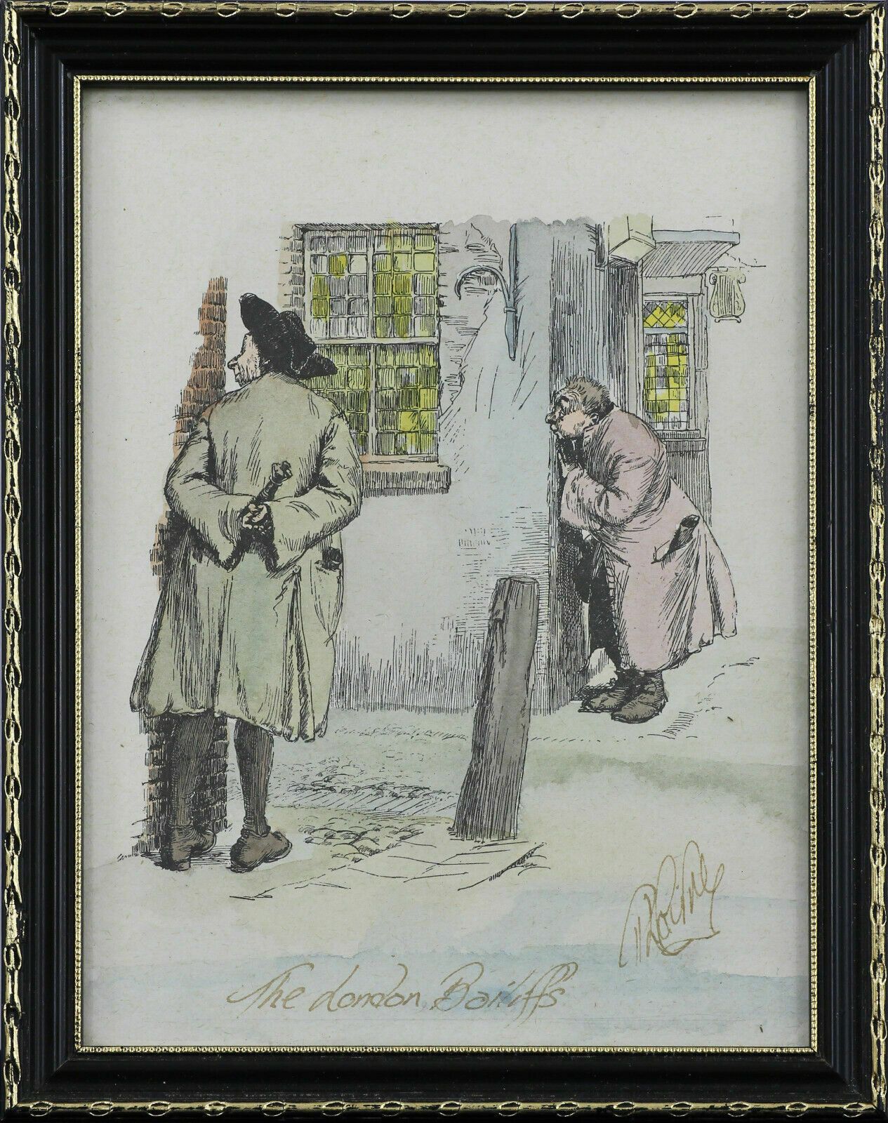 Set Of 3 Engravings Taken From Jonathan Swifts "A Description Of The Morning" photo furniture
