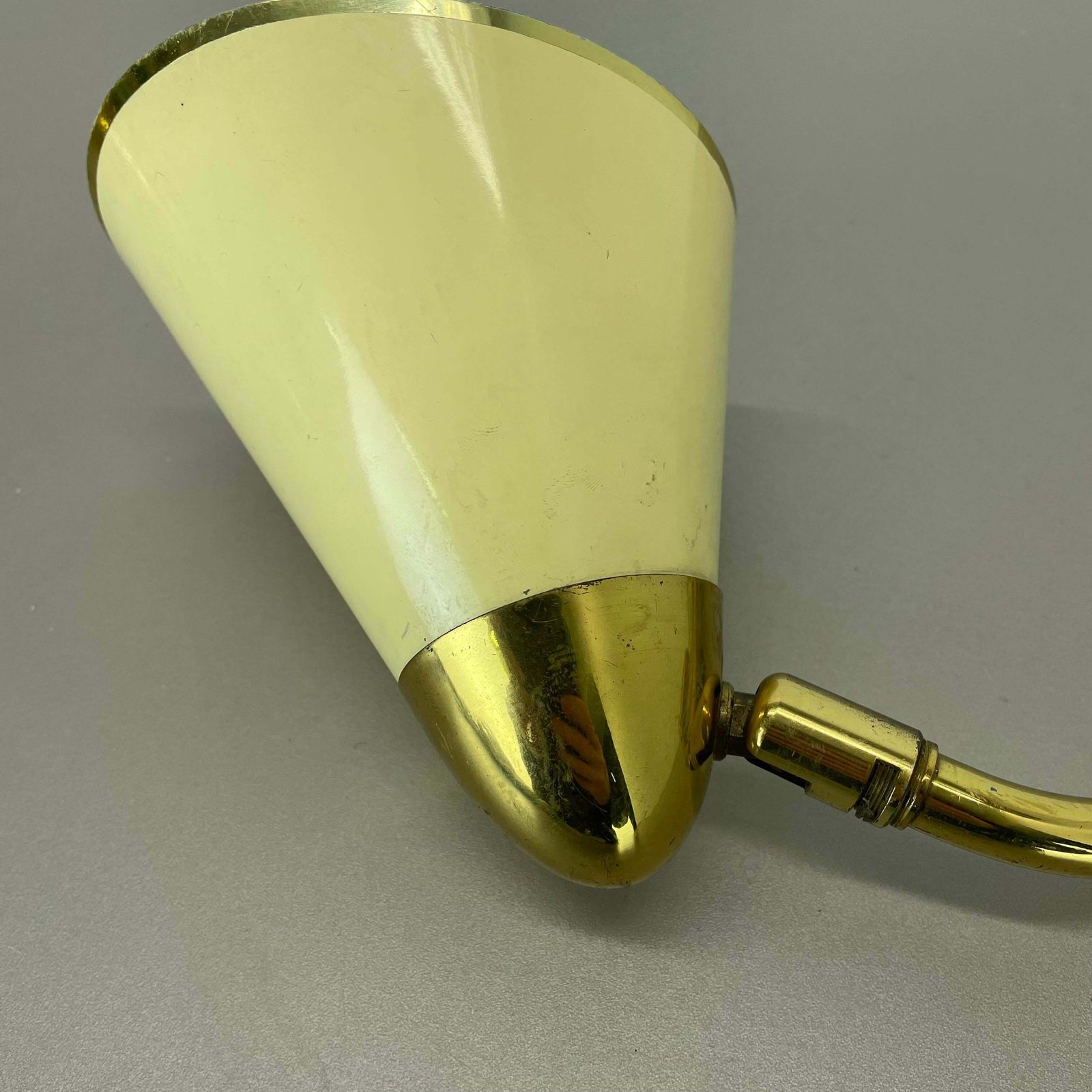 photo vintage Original Scissors Wall Light Brass And Metal By Sis Leuchten, Germany 1950s