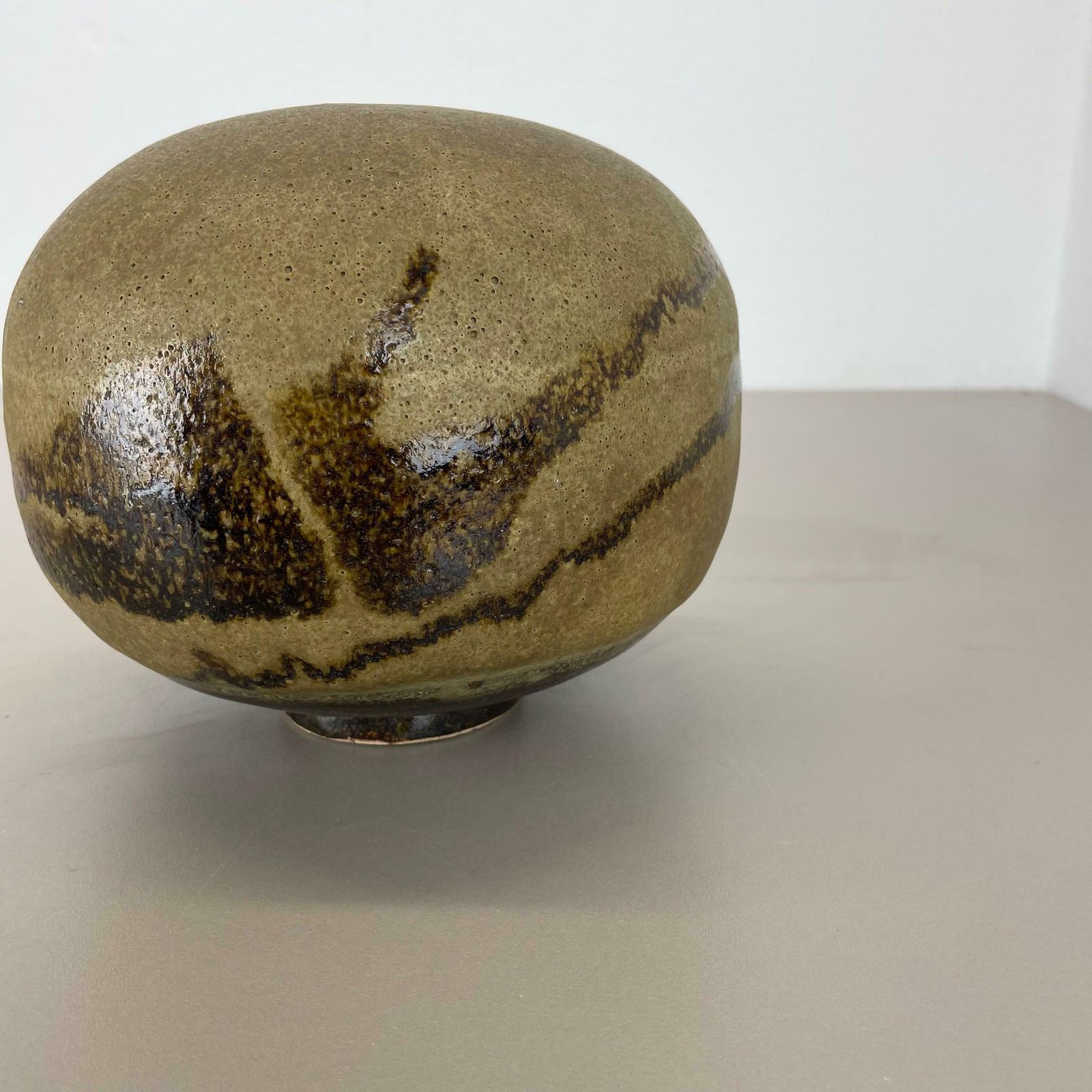 photo for sale Large Sculptural Studio Pottery Vase Object By Dieter Crumbiegel, Germany, 1980s