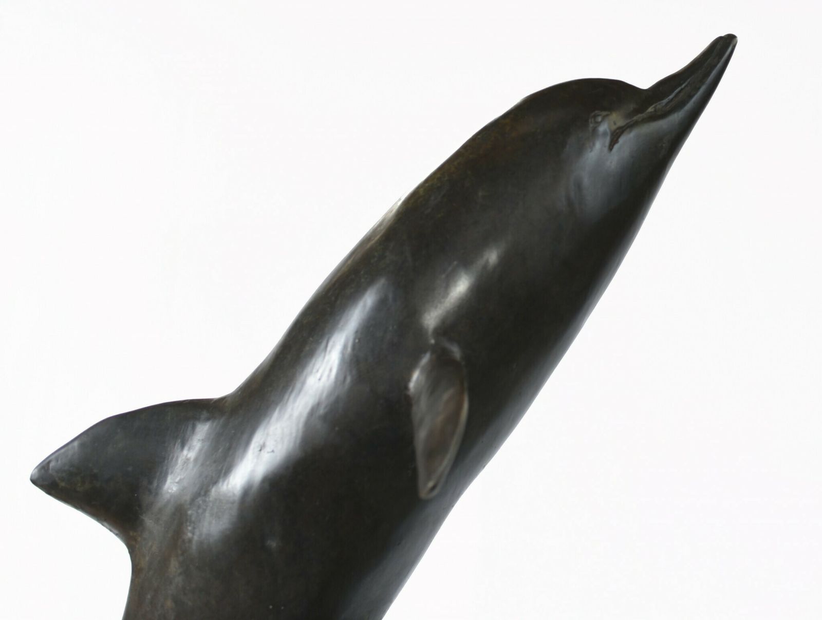 Bronze Dolphin Statue Garden Porpoise Casting photo for sale