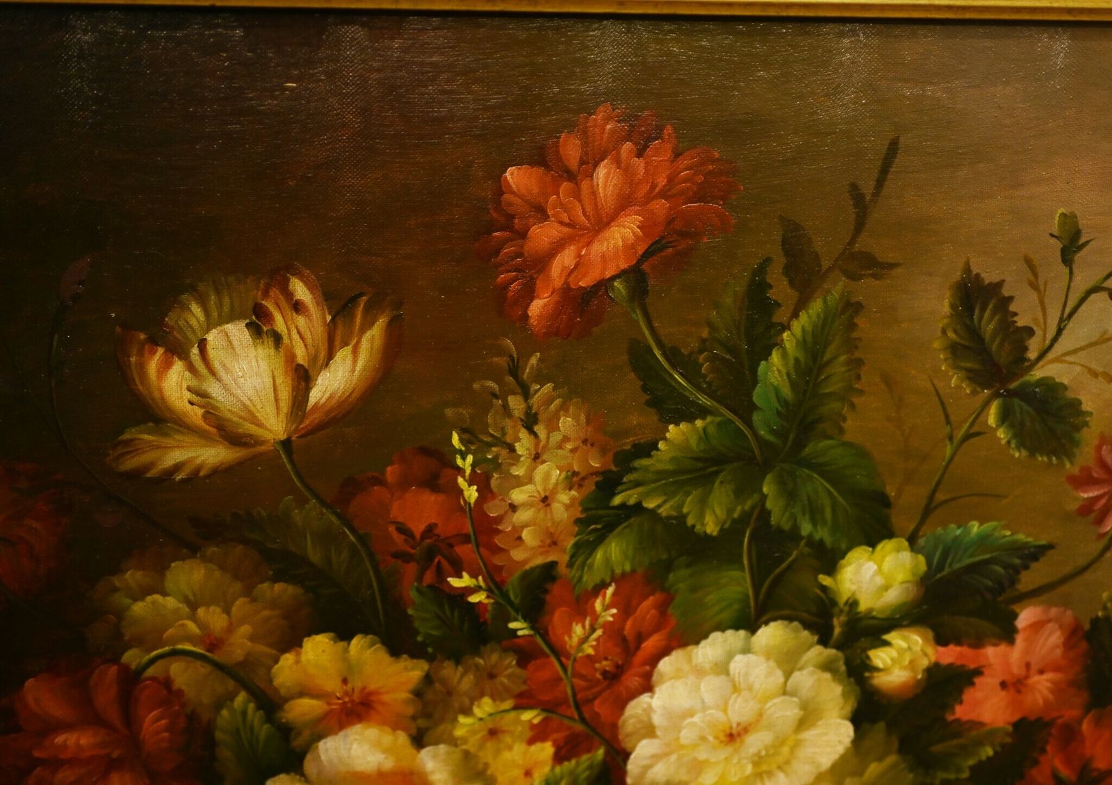 English Rose Floral Still Life Oil Painting photo 750.0