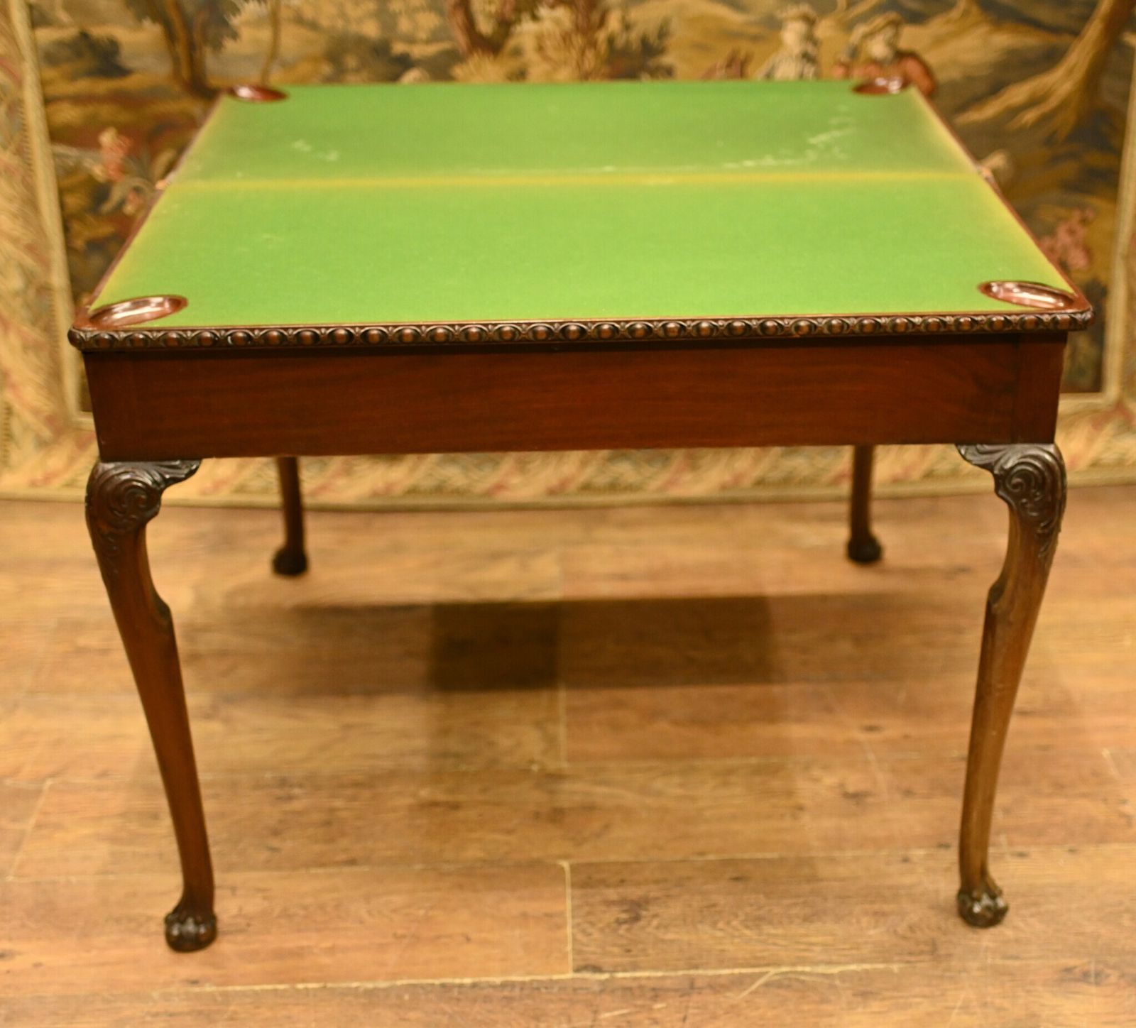 Georgian Card Table Mahogany Games Tables 1880 photo for sale