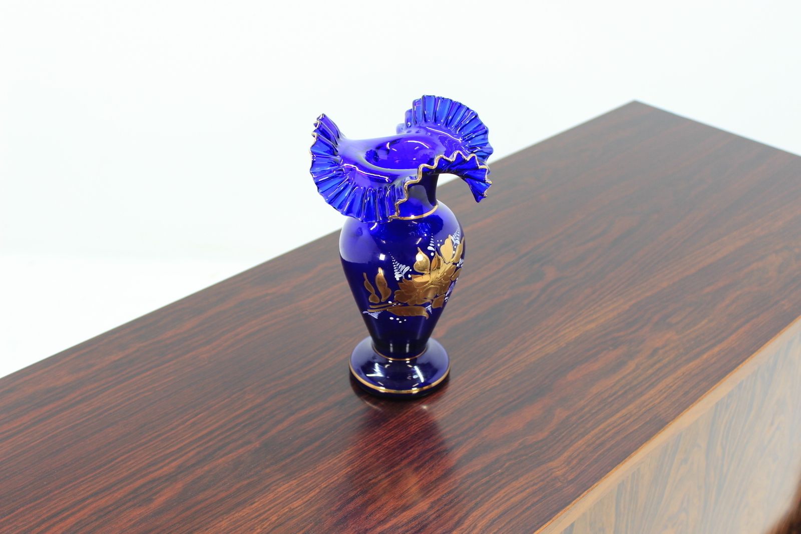 Czech Glass Vase By Novoborské Sklo, 1970´S.  photo vinterior