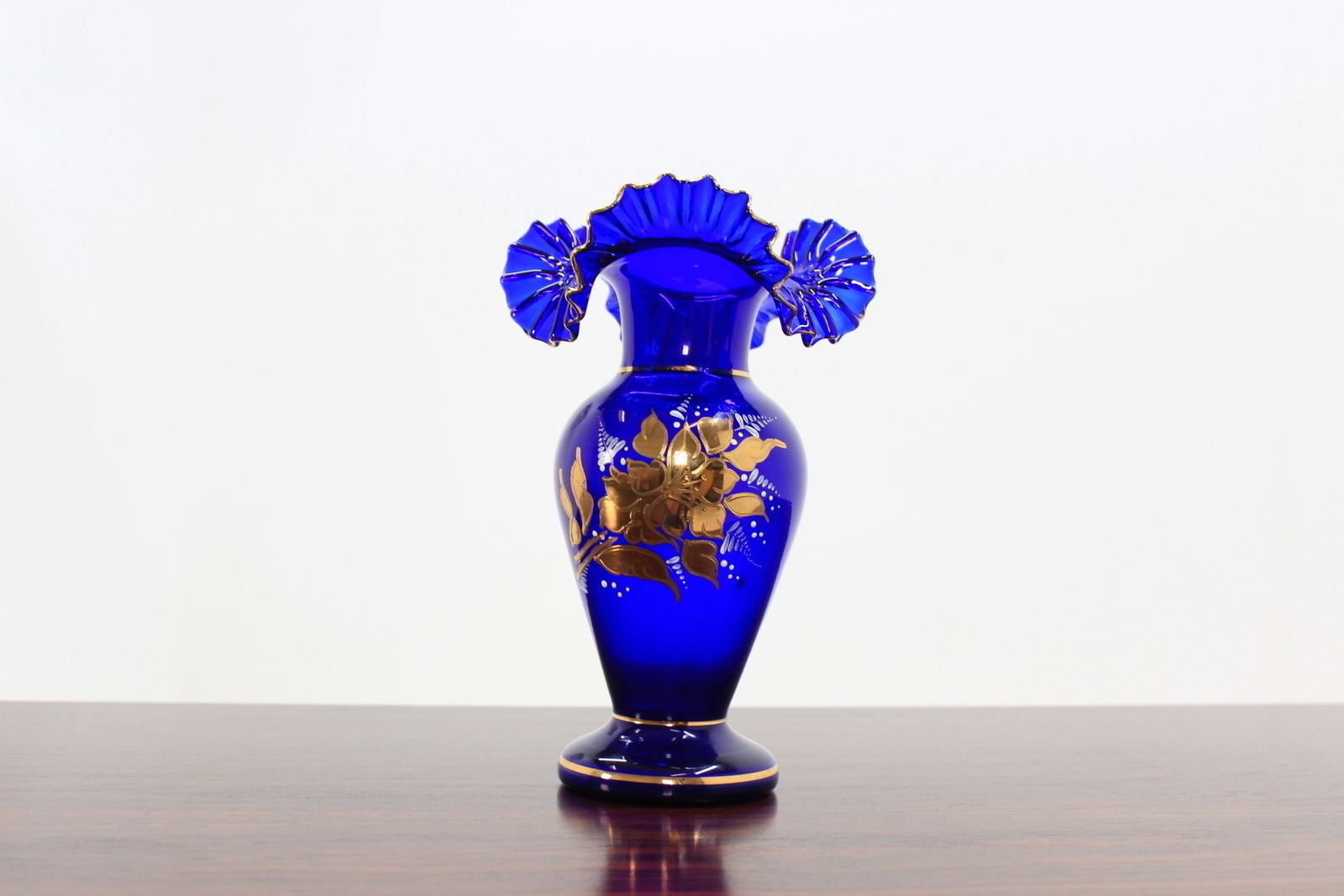 Czech Glass Vase By Novoborské Sklo, 1970´S.  photo vintage