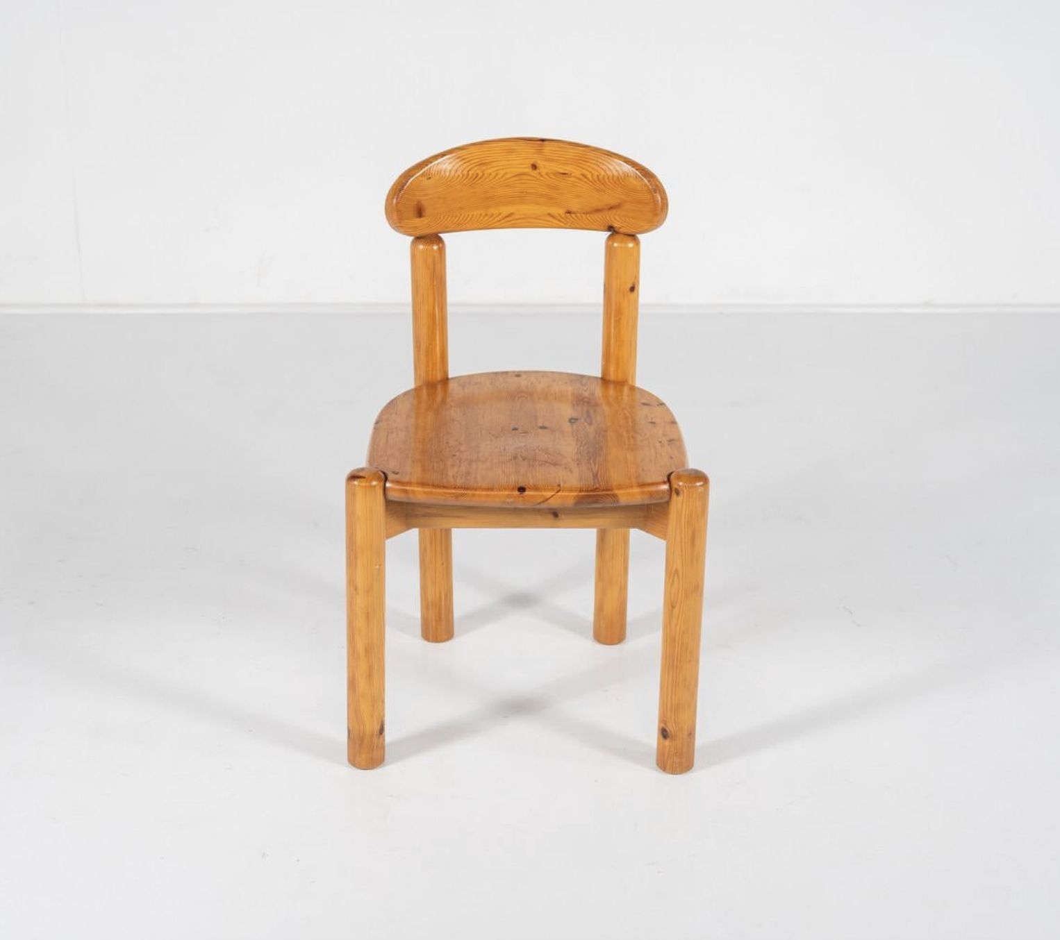 photo furniture Mid Century Set Of 8 Pitchpin Chairs By Rainer Daumiller, 1970s