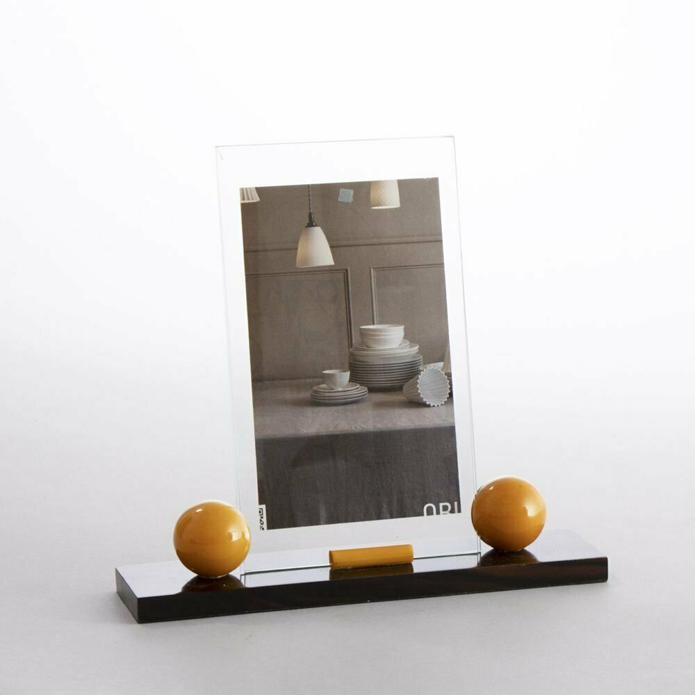 French Art Deco Phenolic, Macassar Photo Frame C.1930s