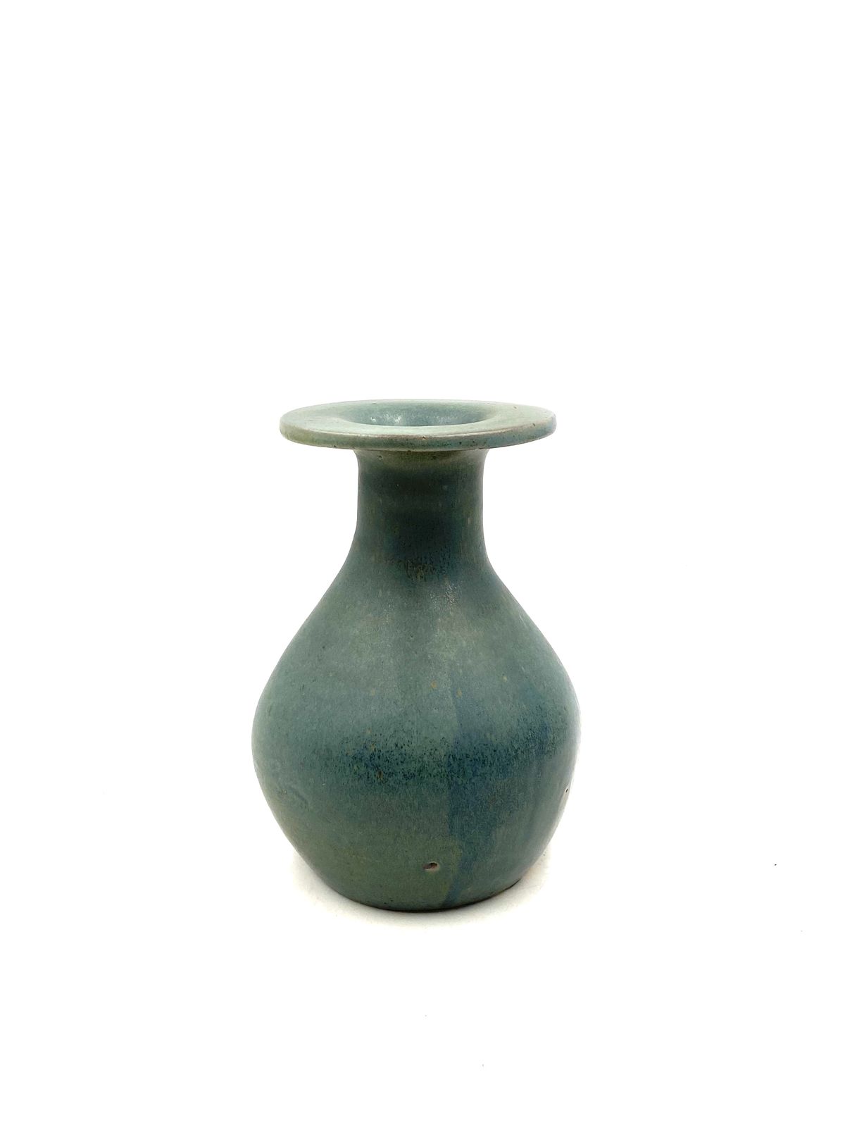 photo for sale Midcentury Light Blue Ceramic Vase, France 1960s