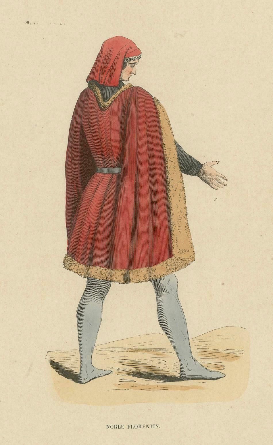 Florentine Nobleman Of The Middle Ages, 1847 photo Art