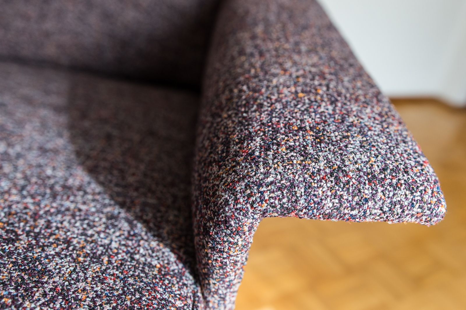Purple Mid Century Armchair, 1960’s Czechoslovakia photo for sale