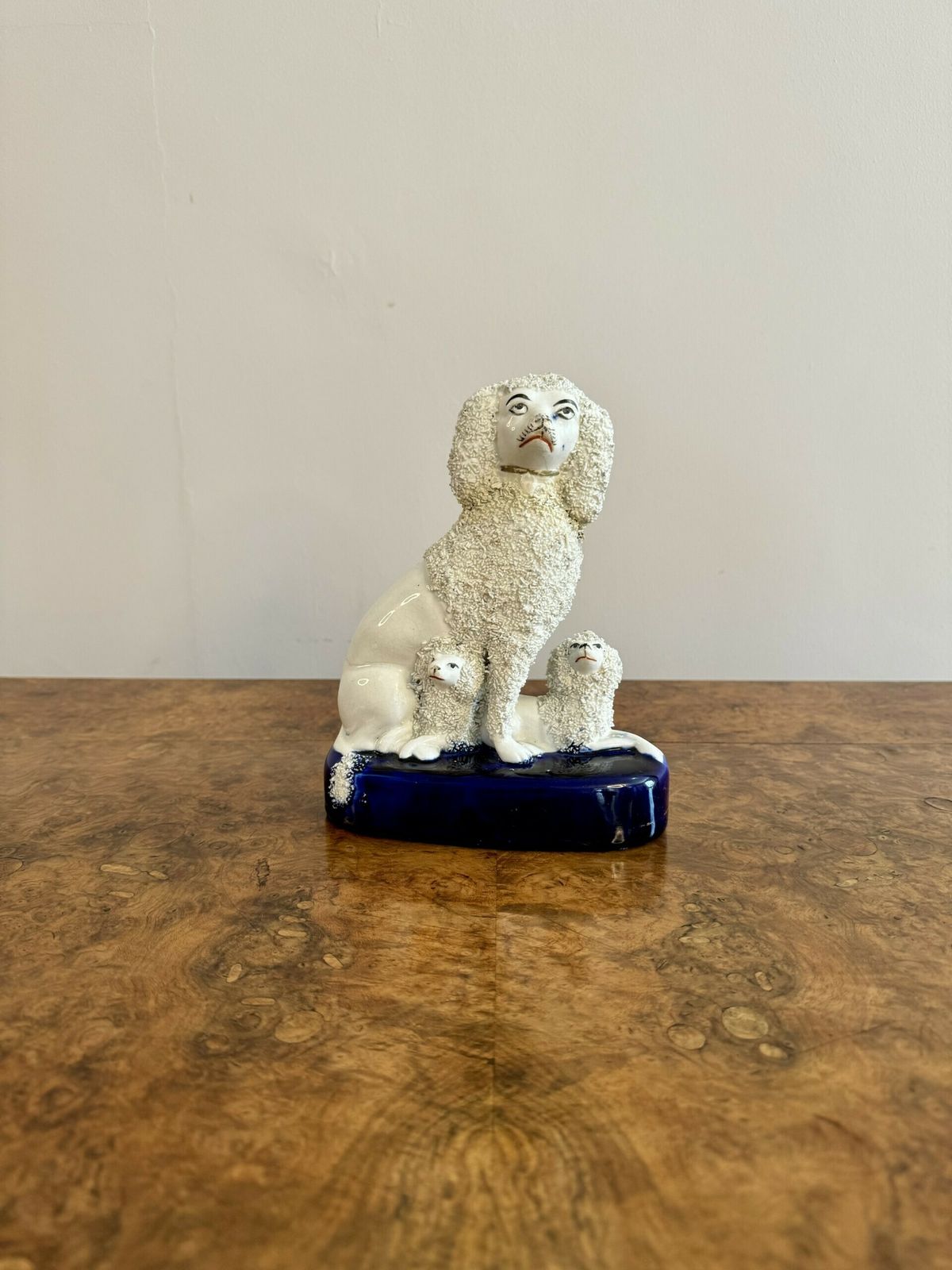 Unusual Collection Of Five Antique Staffordshire Dogs photo Home Decor