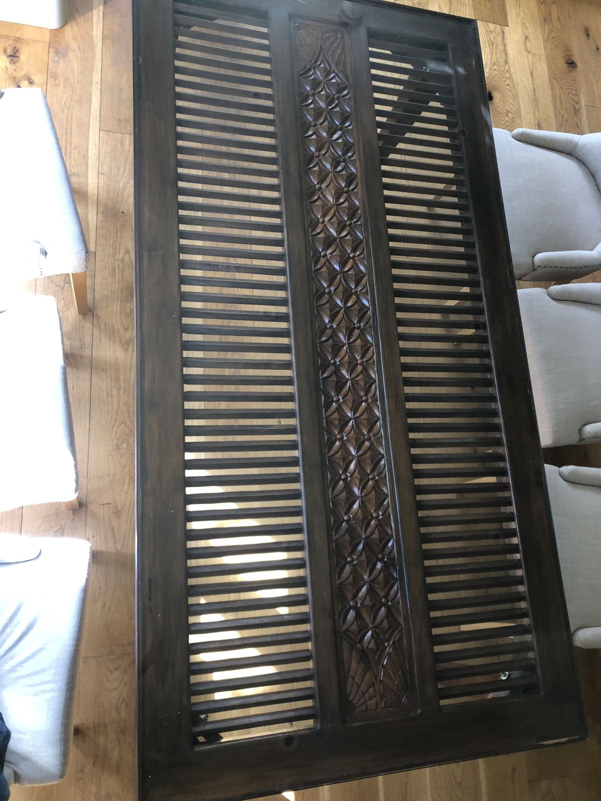 Beautiful Wooden Shutters & Glass photo furniture