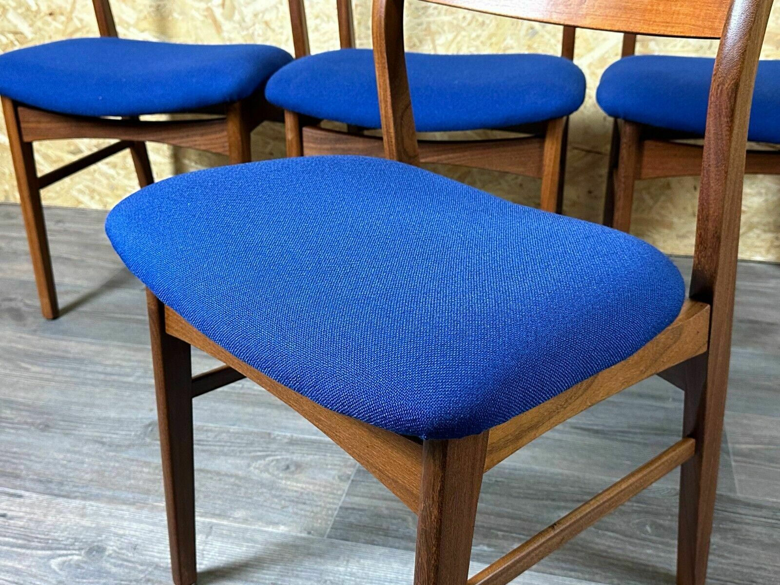 photo for sale 4x 60s 70s Teak Chairs Dining Chair Danish Modern Design Denmark