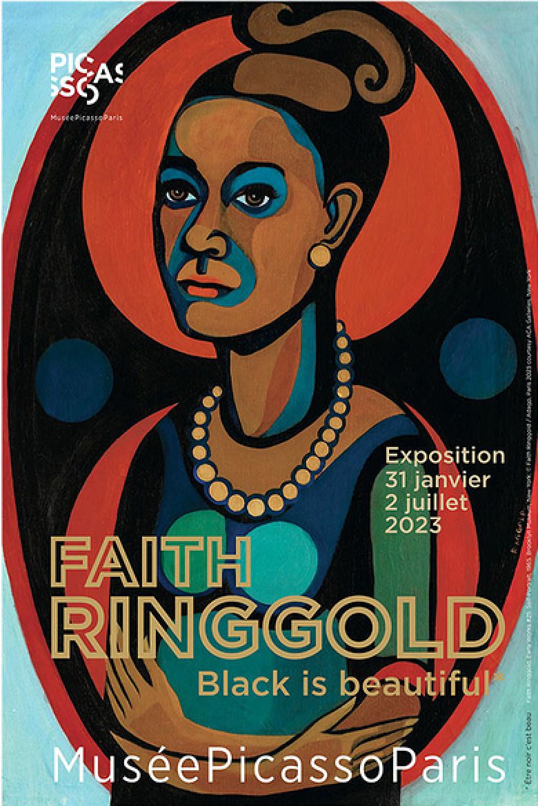 Faith Ringgold   Art Poster Affiche Exhibition Paris Picasso 2023 Woman Artist