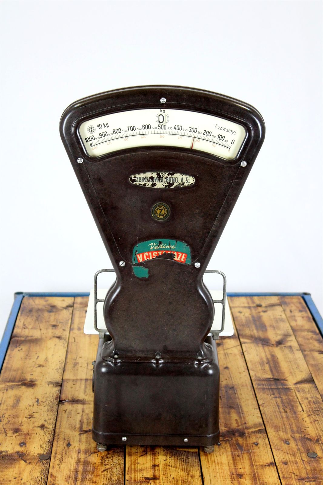 Semi Automatic Large Bakelite Grocery Scale, Czech Republic, 1930s