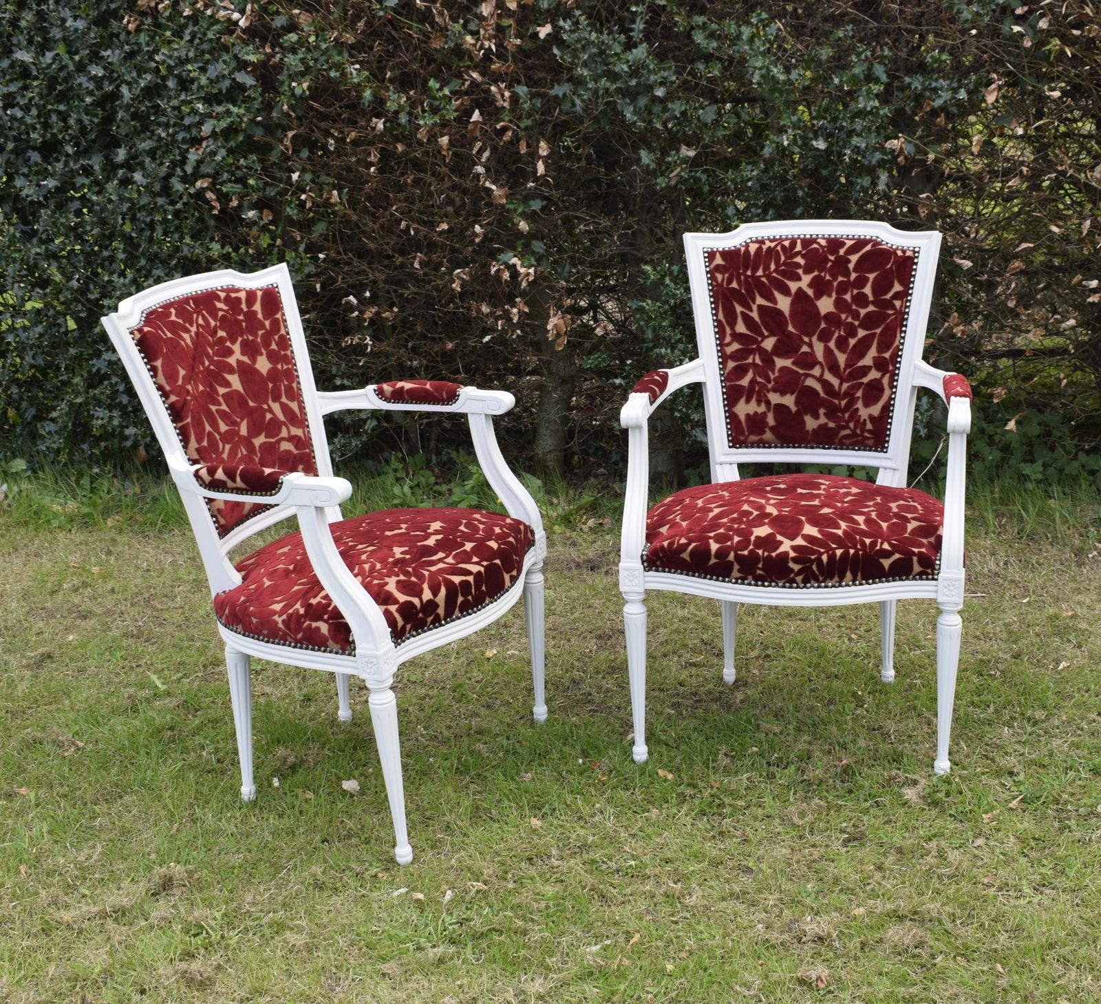 photo vinterior Pair Of French Armchairs, 1900s