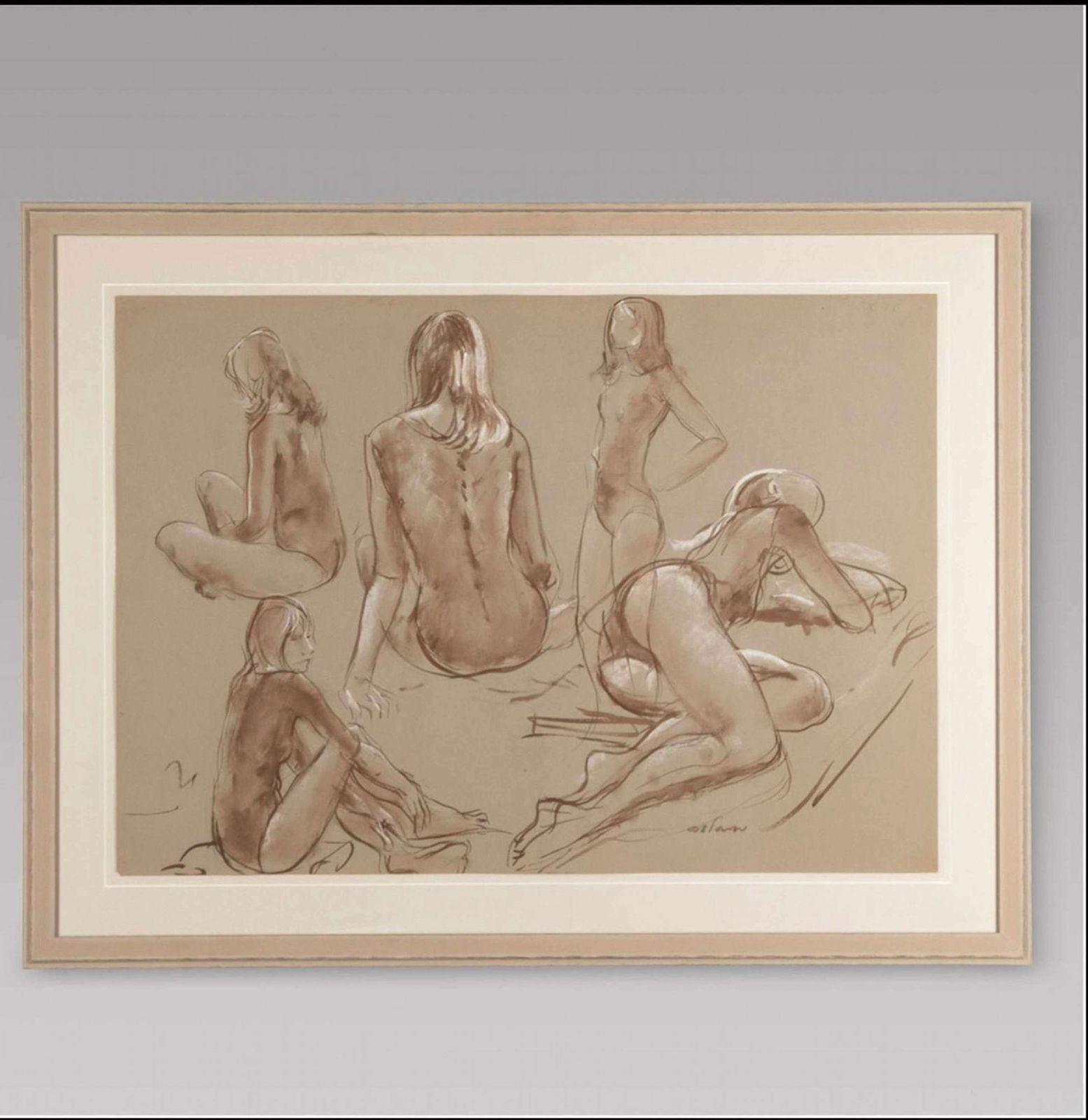 Seated Nudes By Derrick Latimer