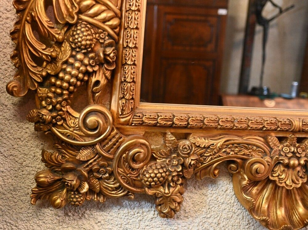 Gilt Pier Mirror   Large Louis XVI Gilt Frame Glass Mirrors photo Home Decor