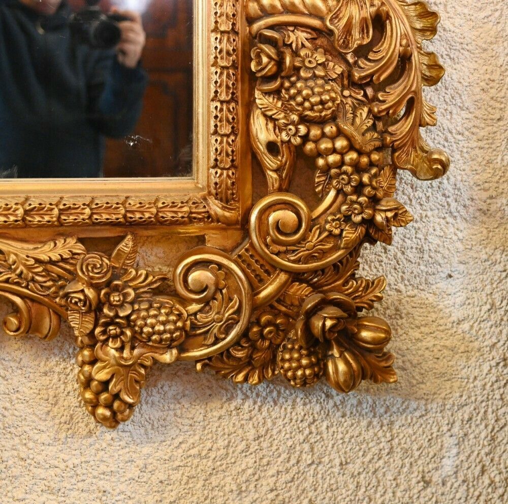 Gilt Pier Mirror   Large Louis XVI Gilt Frame Glass Mirrors photo vinterior
