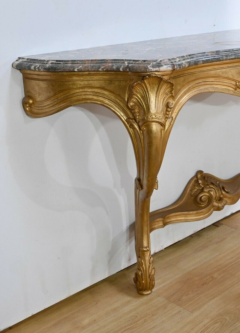 photo furniture Important Louis XV Wall Console – Early 20th Century