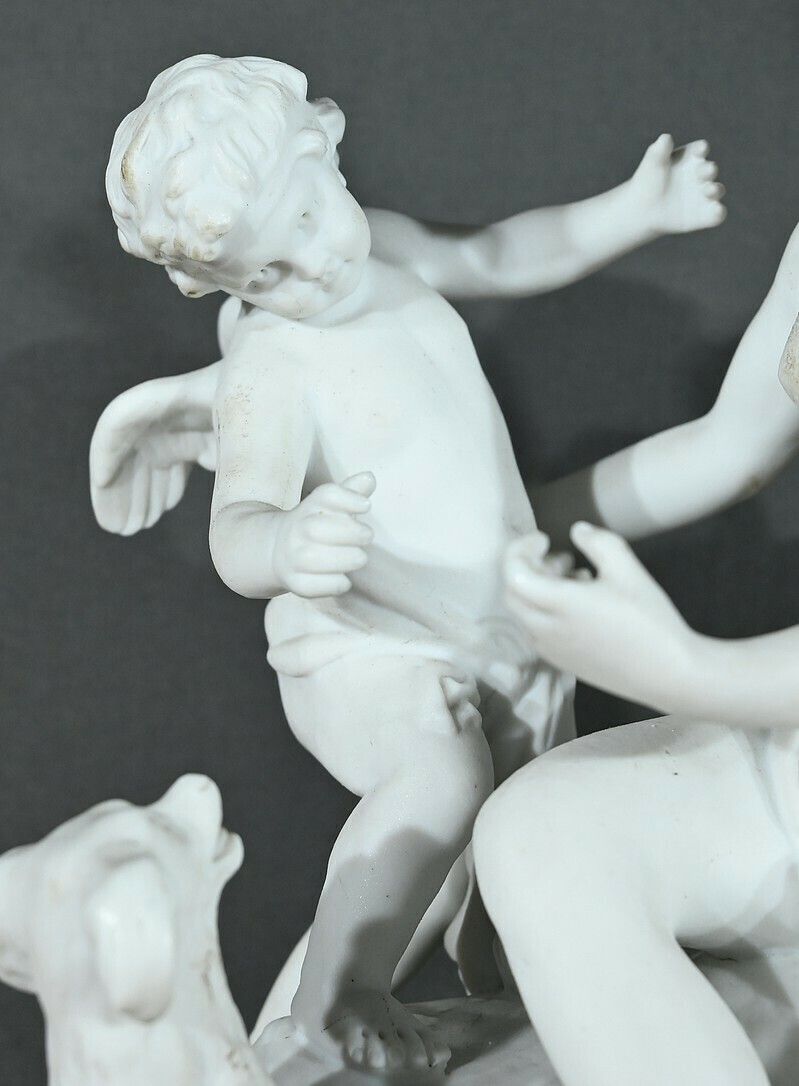 Biscuit Sculpture “Venus And Love” – Late 19th Century photo buy