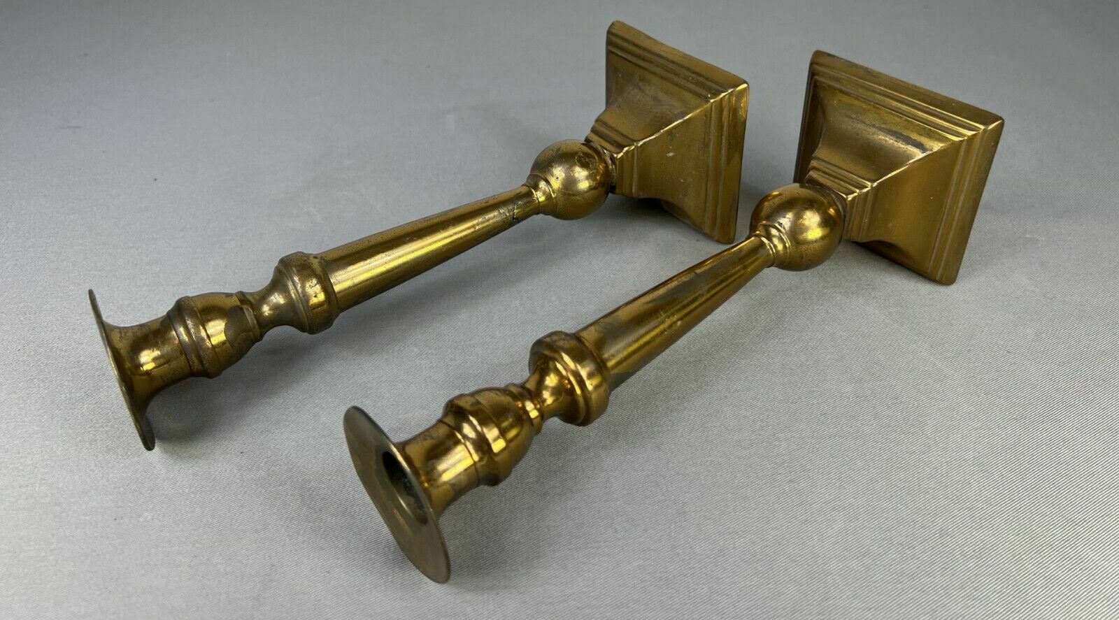 Amazing Pair Of French Vintage Candle Holders (Lot 5183) photo buy