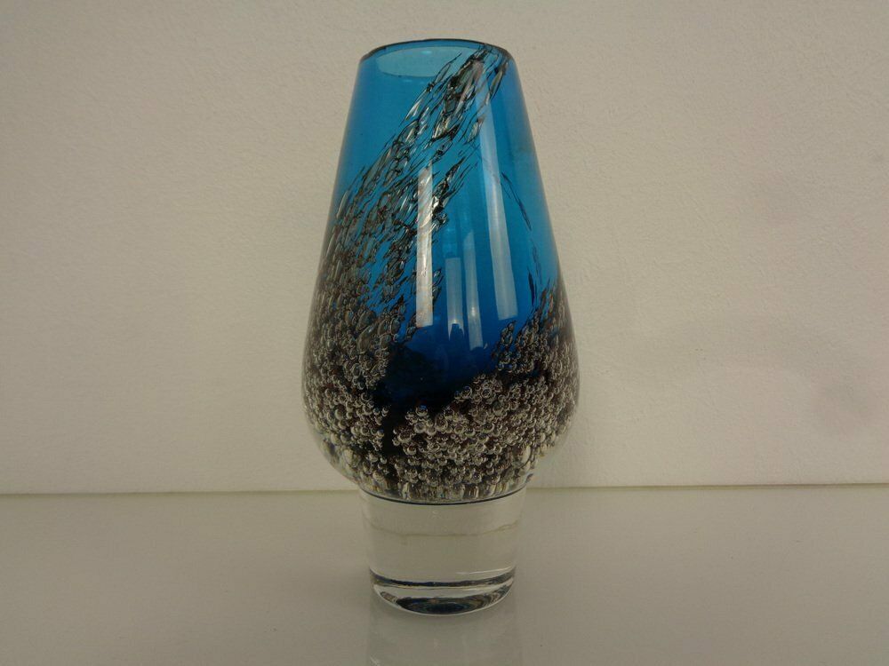 Florida Glass Vases By Heinrich Löffelhardt For Zwiesel, Germany, 1970s, Set Of 3 photo vintage