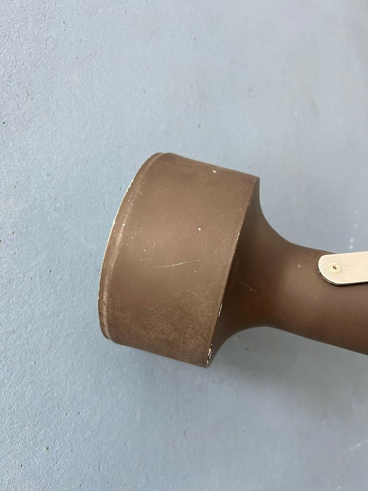 photo for sale Mid Century Bruine Anvia Vloerlamp