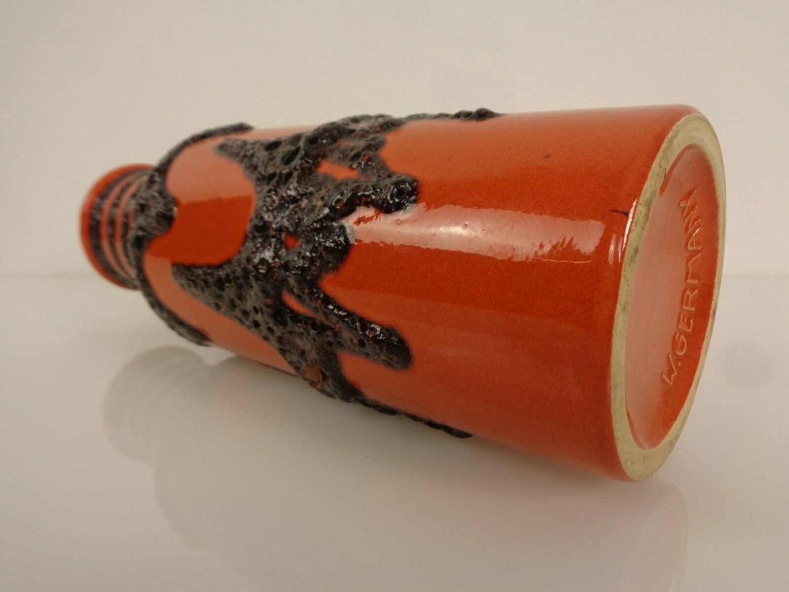 Large Glazed Lava Ceramic 401 28 Vase From Scheurich, 1970s photo buy
