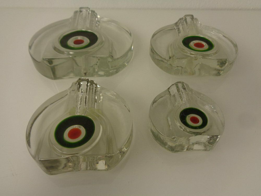 photo buy Pop Art Glass Vases By H. Düsterhaus For Walther, Germany, 1960s, Set Of 4