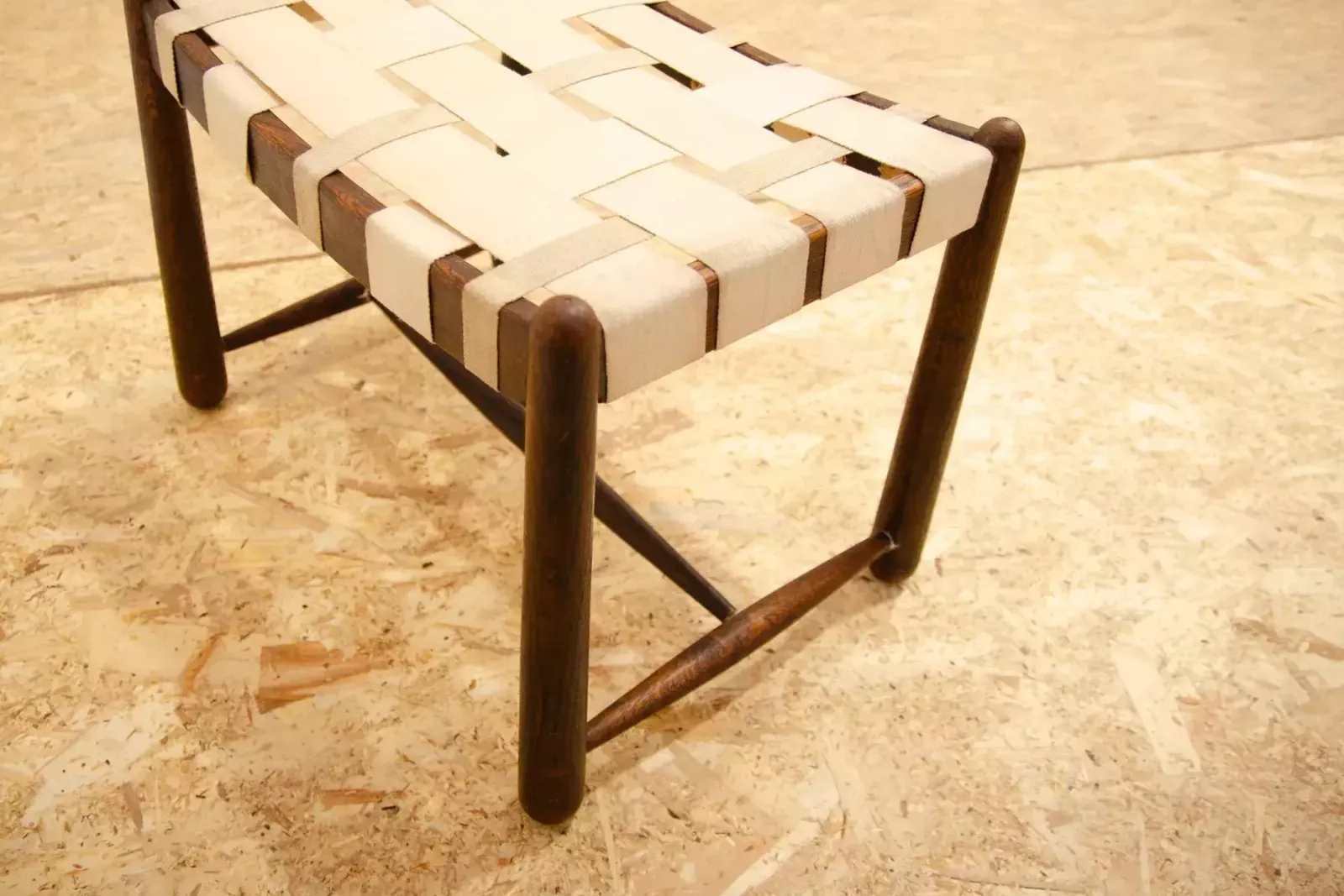 Mid Century Stool, Footrest By Krasna Jizba, 1960´S, Czechoslovakia photo vintage