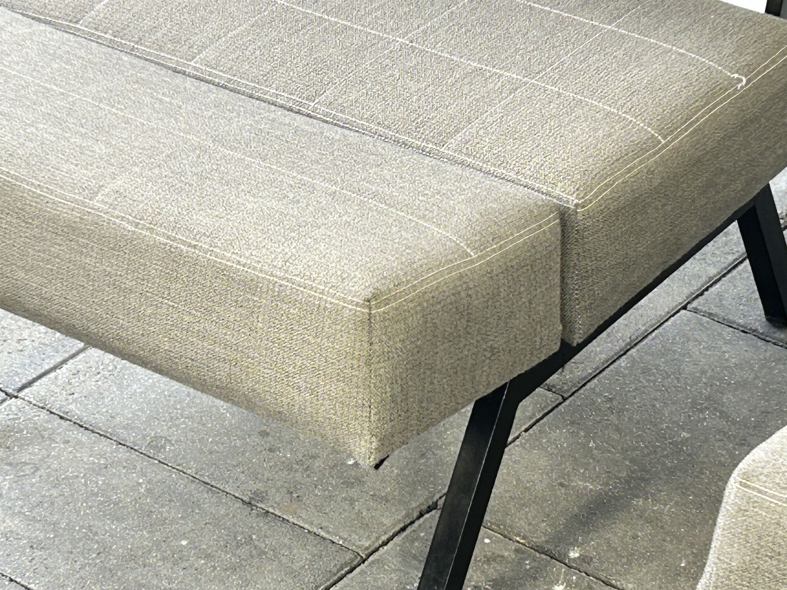 photo furniture Set Of Three Panchetto Lounge Chairs Designed By Rito Valla For Ipe Bologna