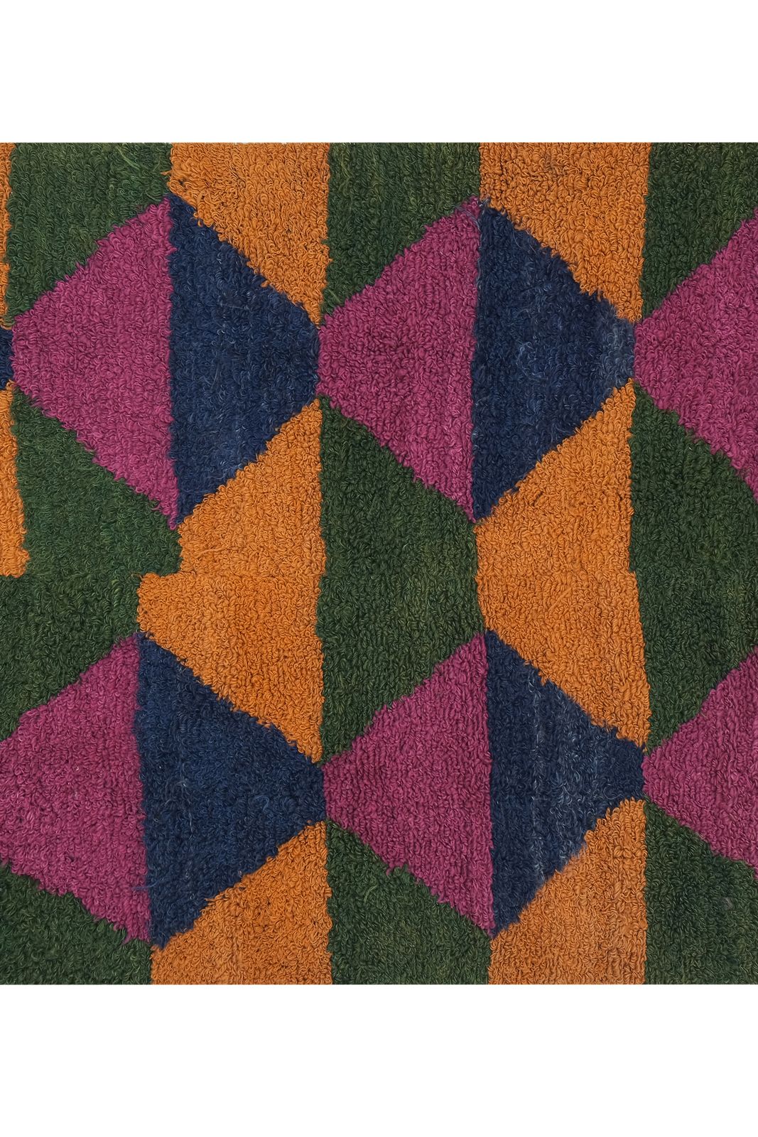 Handmade Wool Colorful Turkish Tulu Rug 3'7'' X 4'6'' photo Textiles