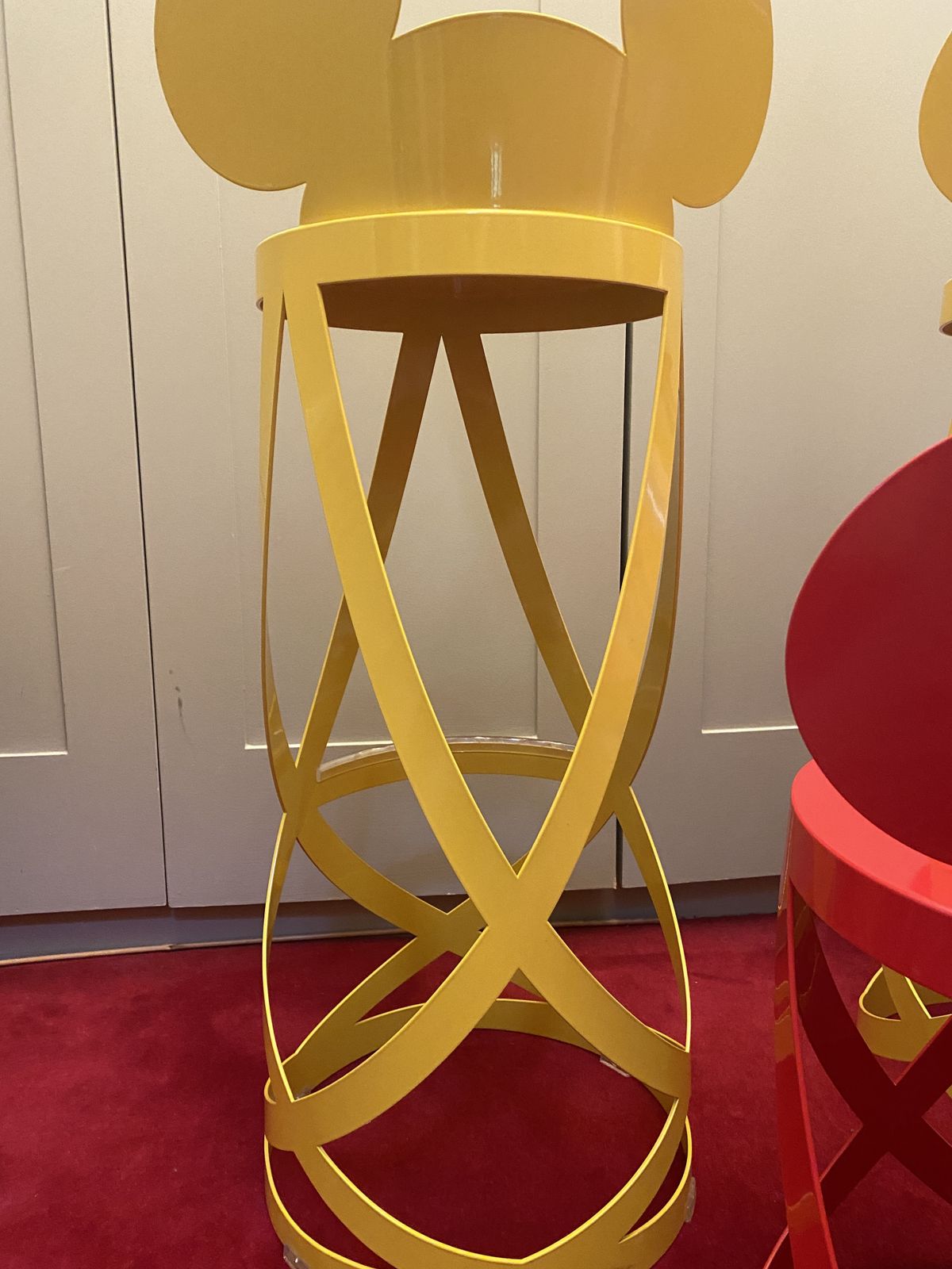 photo for sale Cappellini And Walt Disney Mickeys' Ribbon Chairs 3 Of Them.