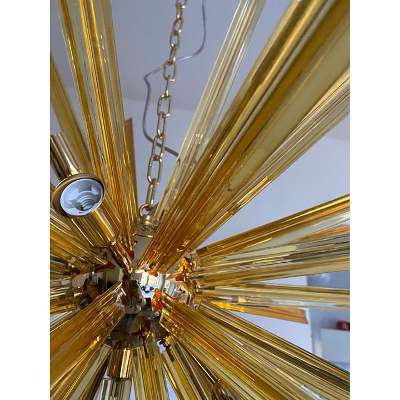 Sputnik Chandelier In Murano Glass Style From Italy photo buy