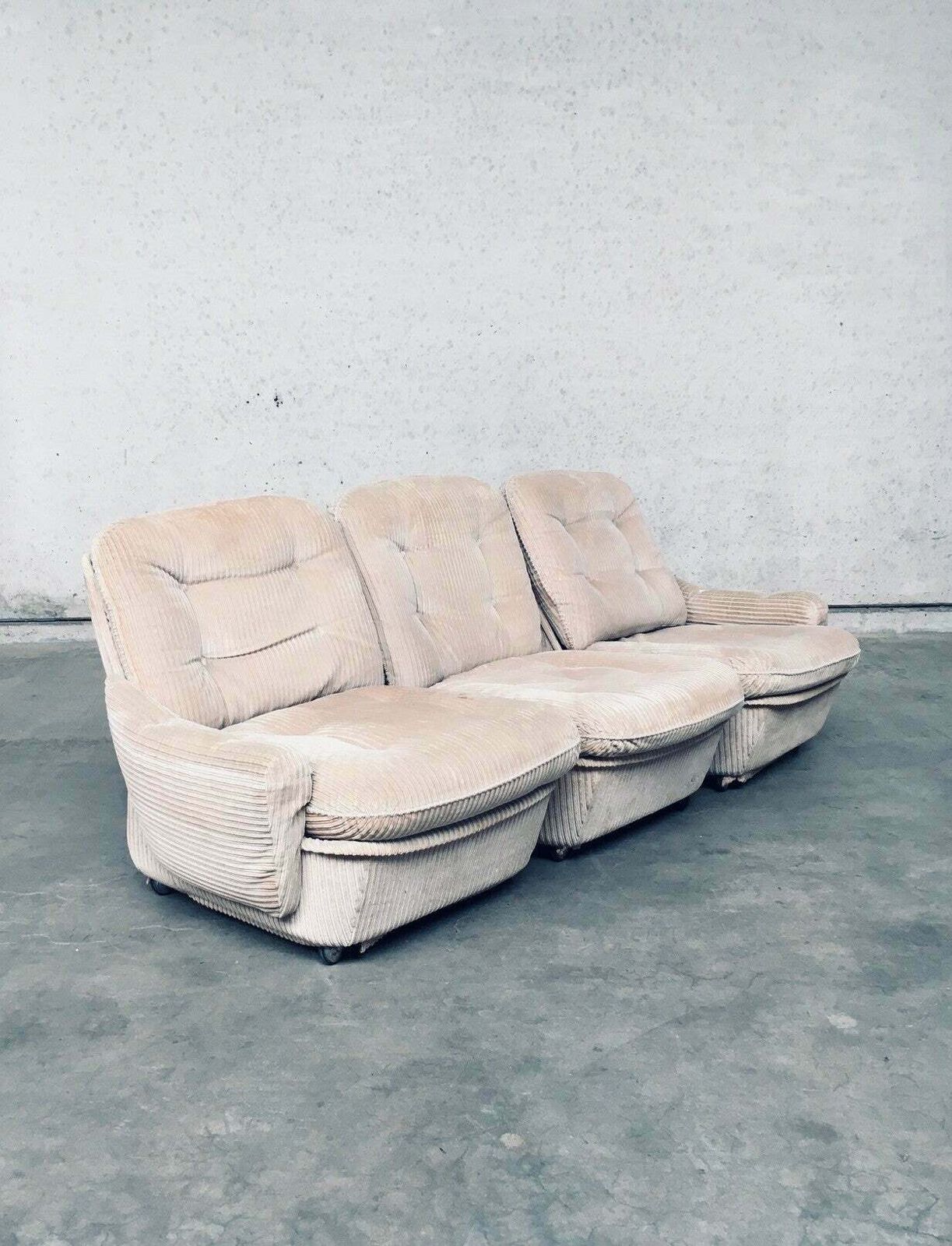 Orchid Modulaire Bank & Fauteuil Van Michel Cadestin Voor Airborne, Frankrijk, Jaren 1970 photo vinterior
