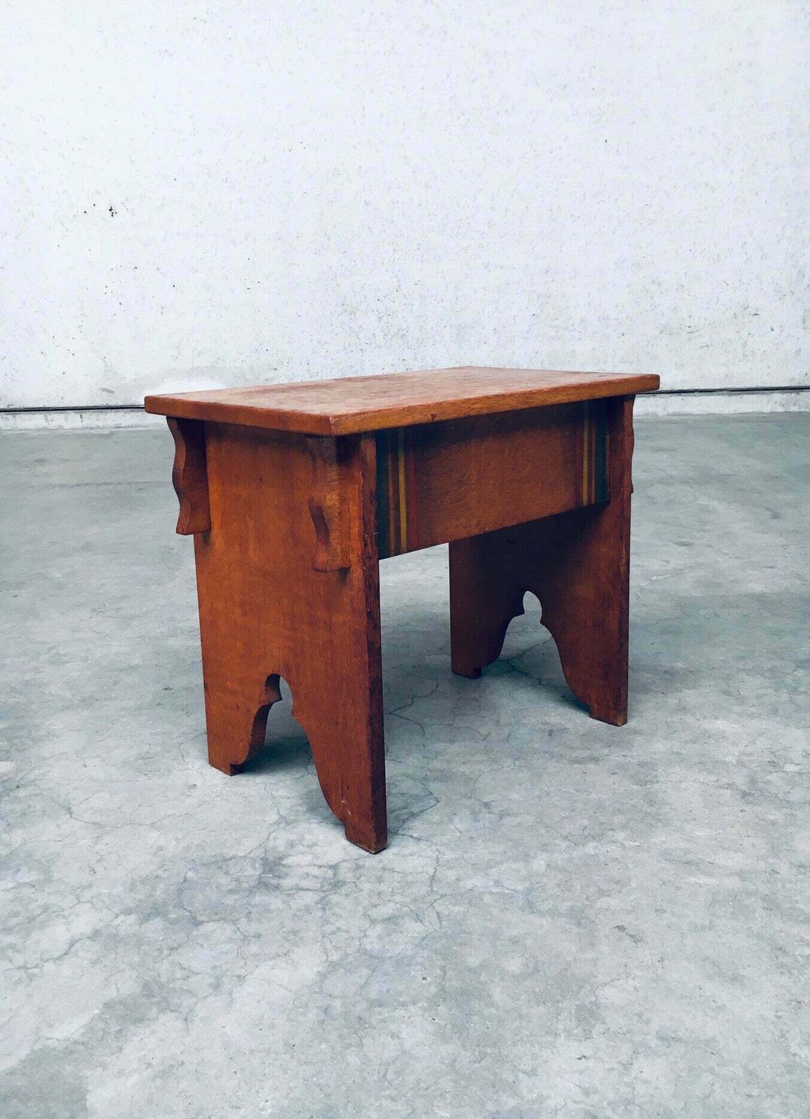 Amsterdam School Design Bijzettafel, Nederland, Jaren 1920 photo for sale