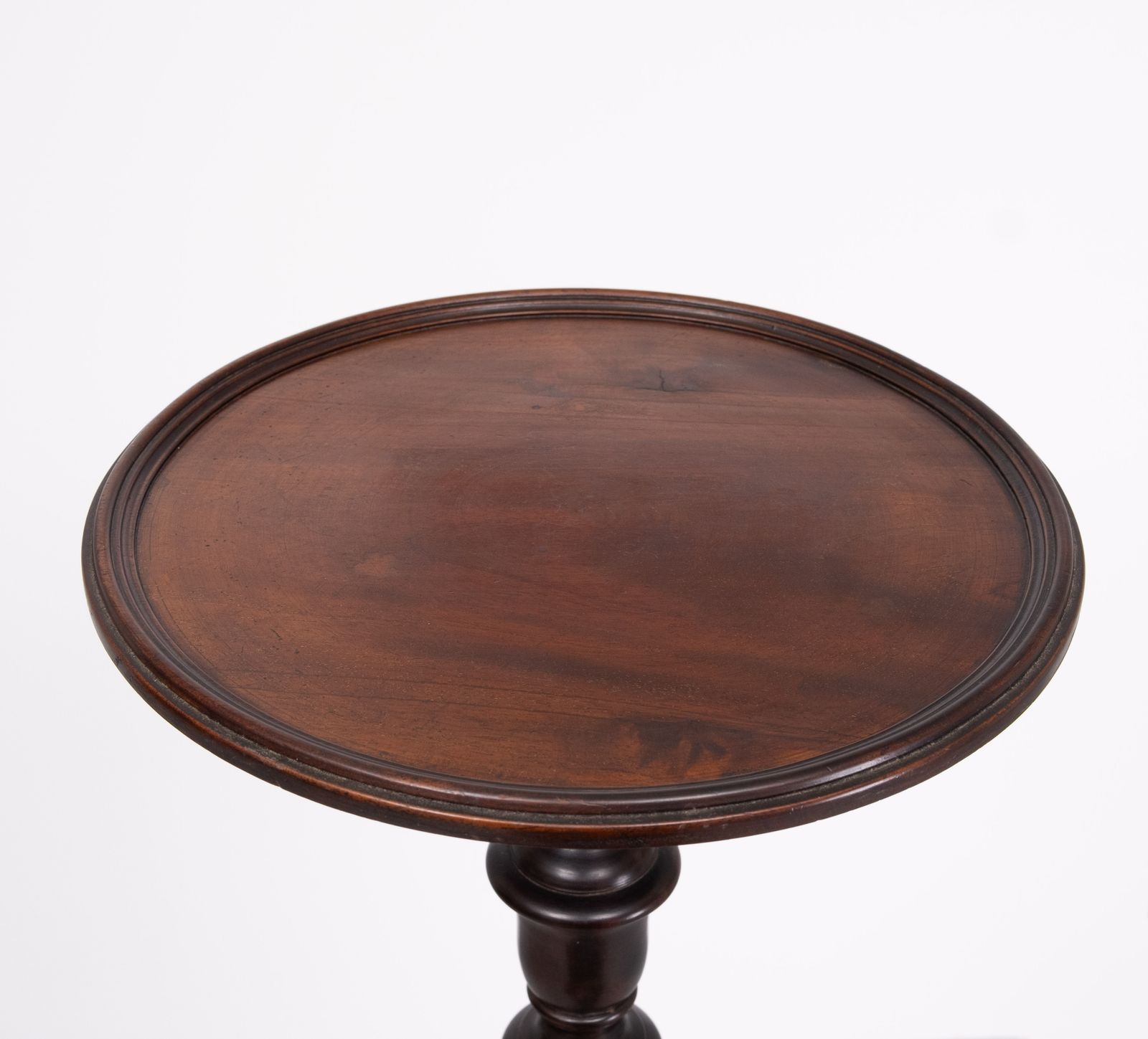 19th Century Mahogany Tall Torchere Stand photo 733.0