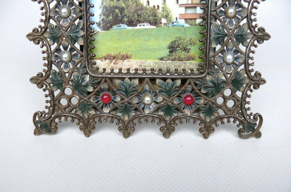 1035.3 Art Nouveau Picture Frame, Italy, 1890s photo