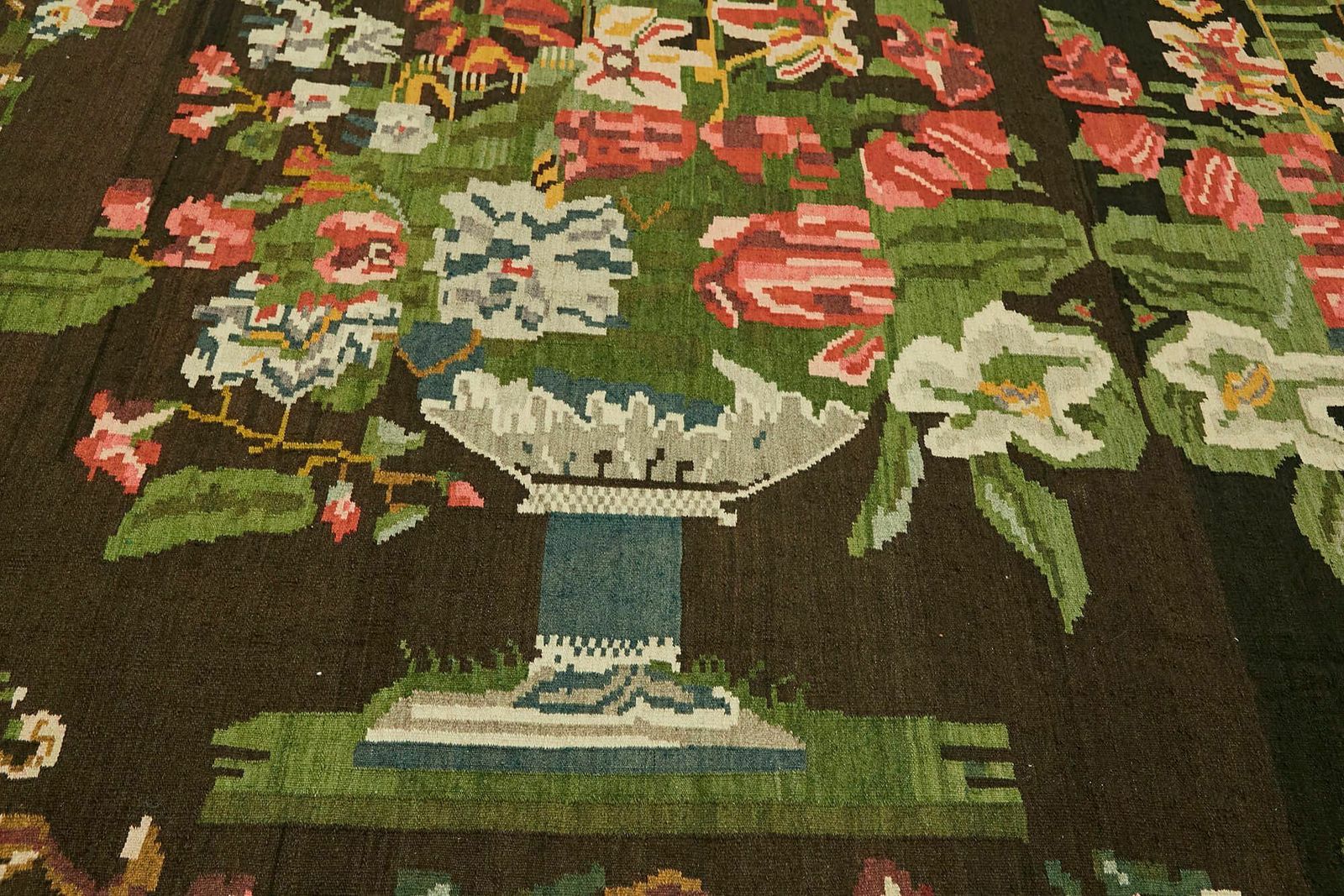 7x12 Multicolor Vintage Moldovan Kilim Rug photo 1587.0