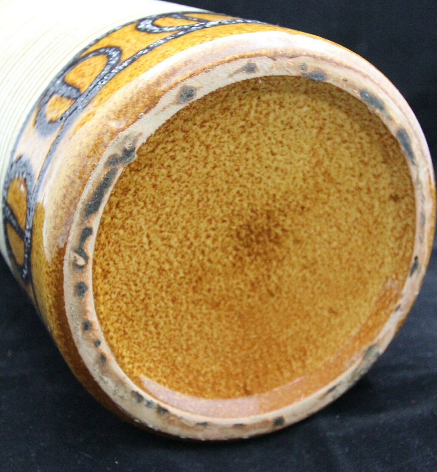 Large Scheurich West German Pottery Floor Vase Fat Lava 1970s photo furniture