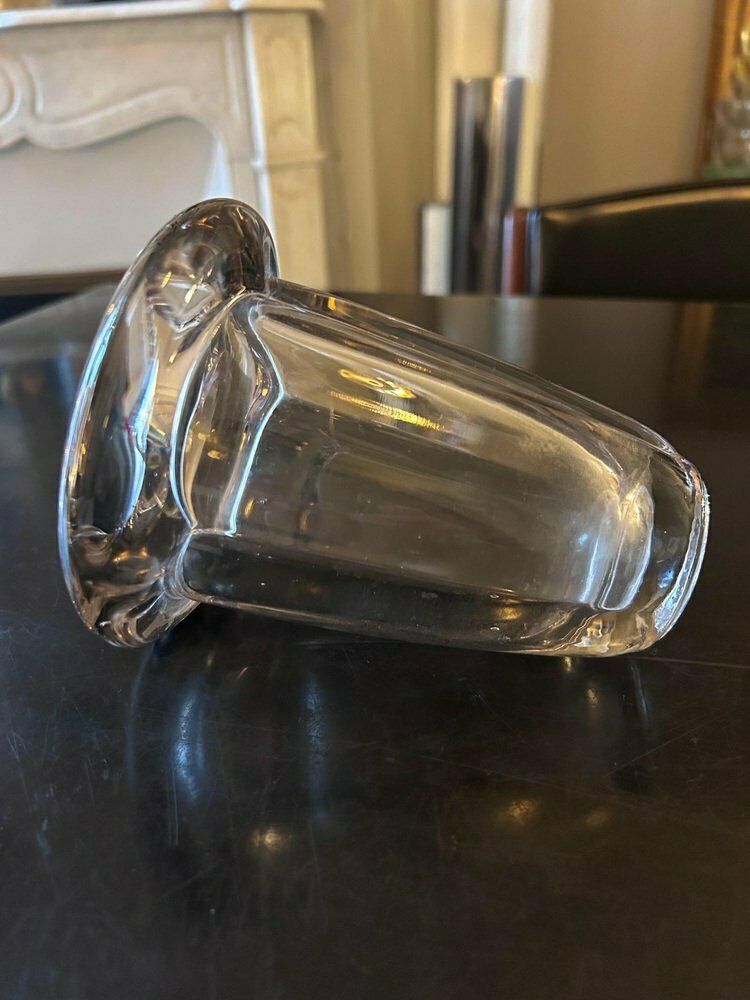 Glass Vase Attributed To Jean Daum, 1950s photo 170.0