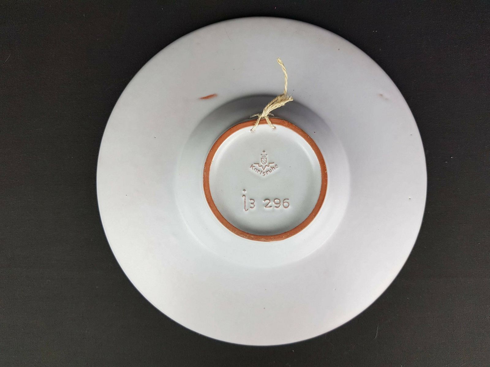 Vintage Karlsruher Majolika Dish/ Bowl 296 By Eva Fritz Lindner West German Pottery 1970s photo 168.0