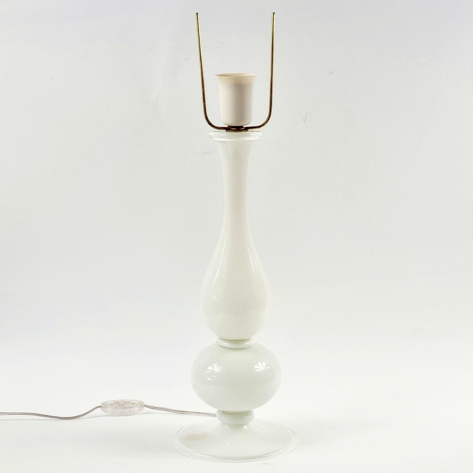 Large Mid Century Murano Glass Table Lamp From Barovier & Toso, Italy, 1960s photo furniture