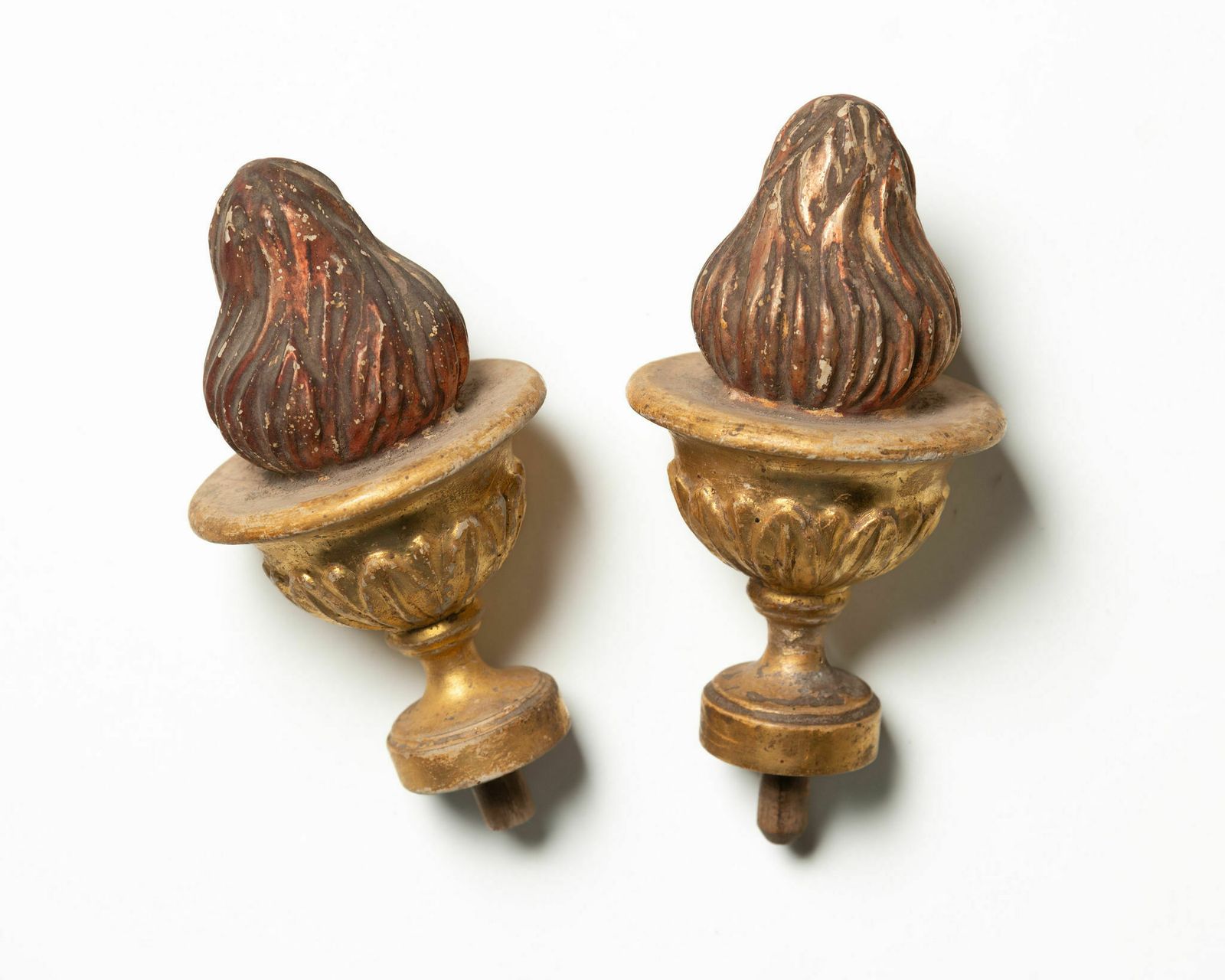 Pair Of Antique Italian Finals