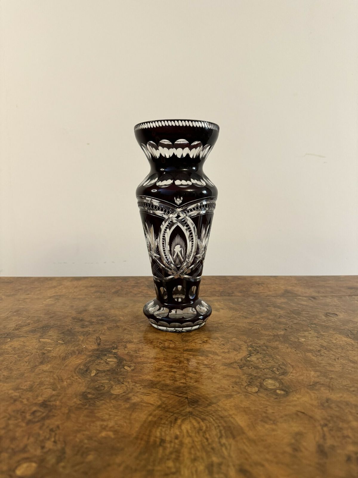 Fine Quality Antique Bohemian Glass Vase
