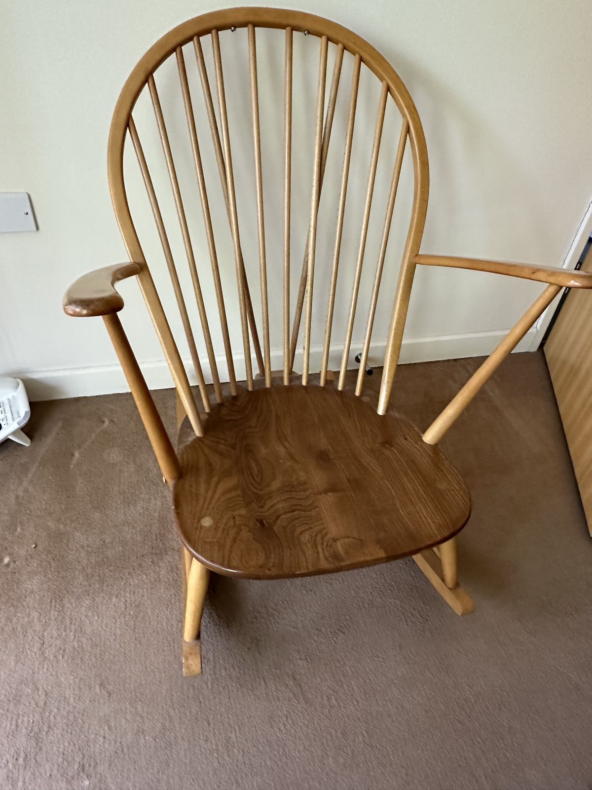 Ercol Windsor Rocking Chair With Seat Pads photo furniture