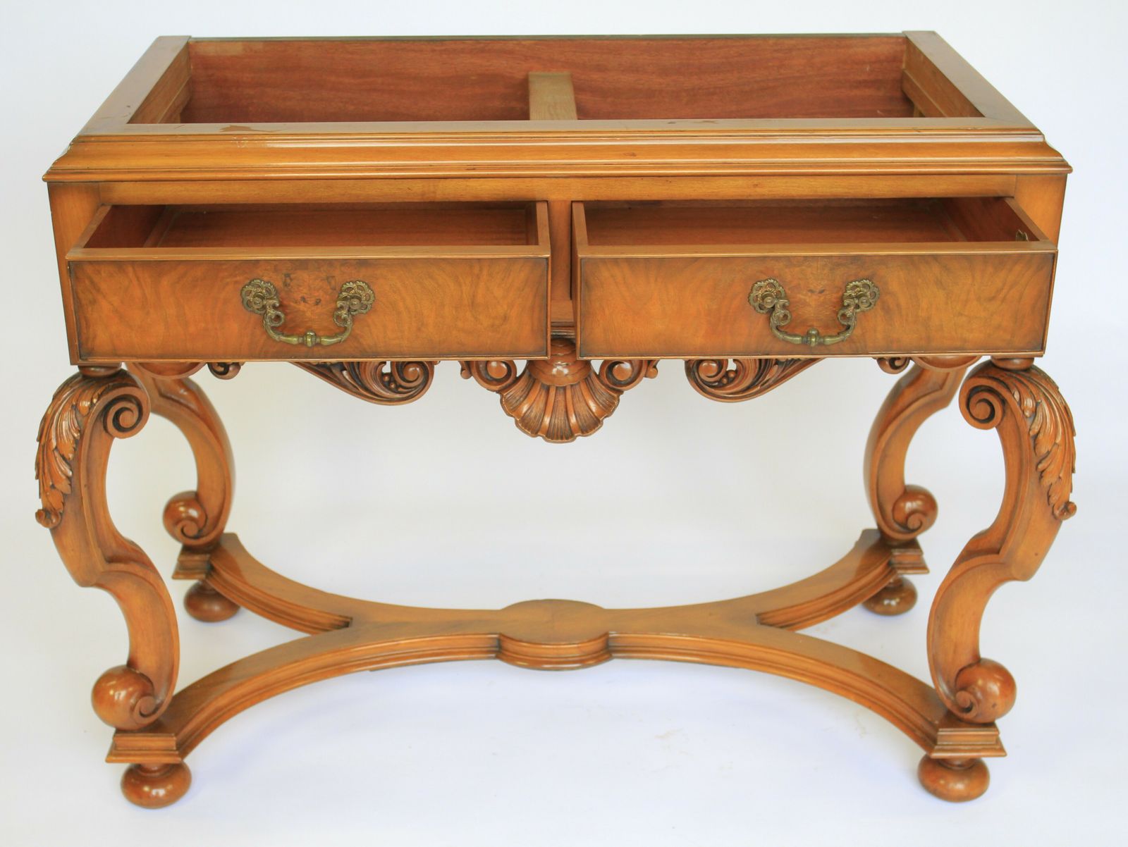 Furniture Fine Burr Walnut Cocktail Cabinet By Berwick Furniture photo